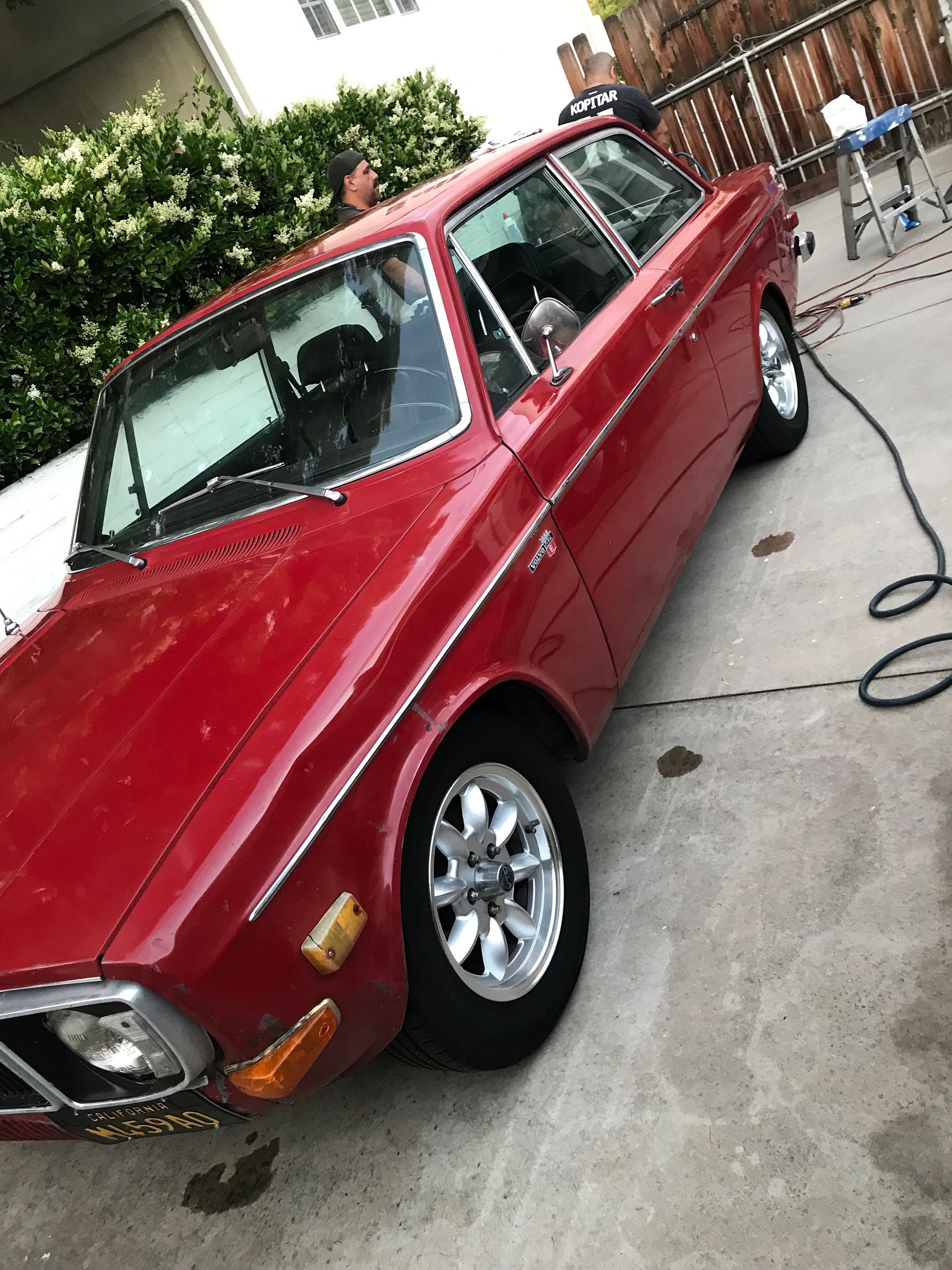 Volvo Coupe engine side view