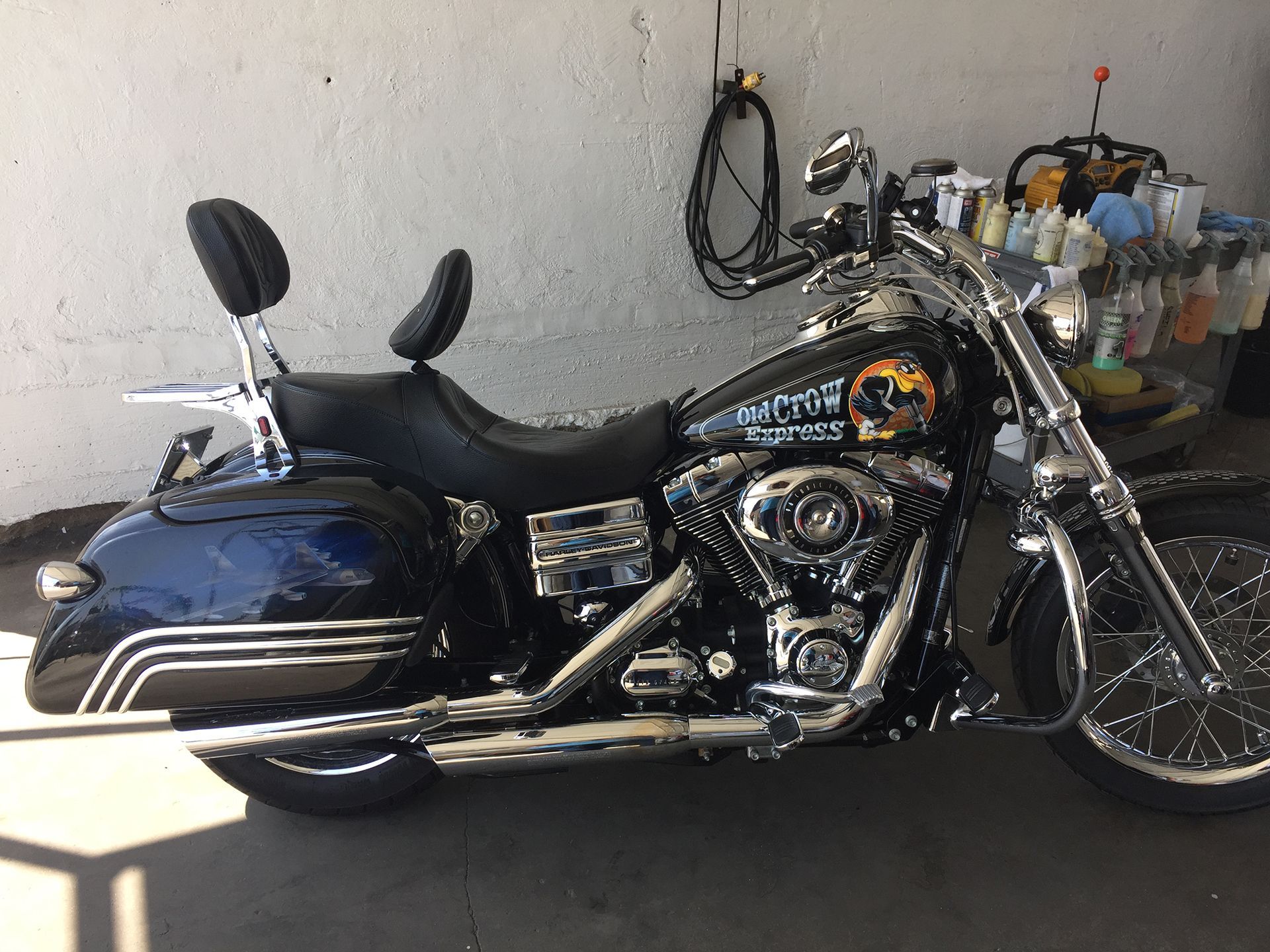 Customozed Harley Davidson motorcycle