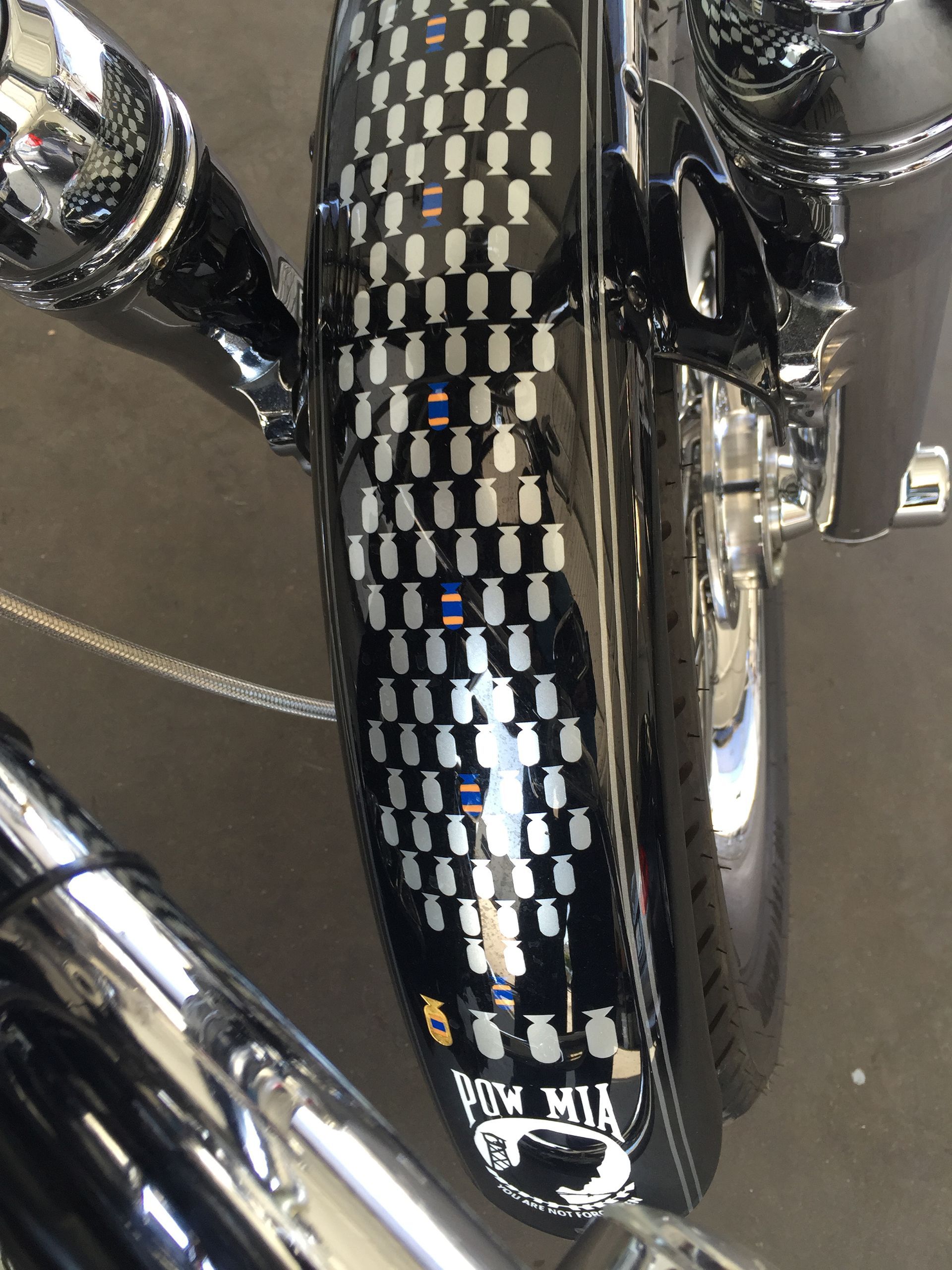 Harley Davidson motorcycle customized stickers