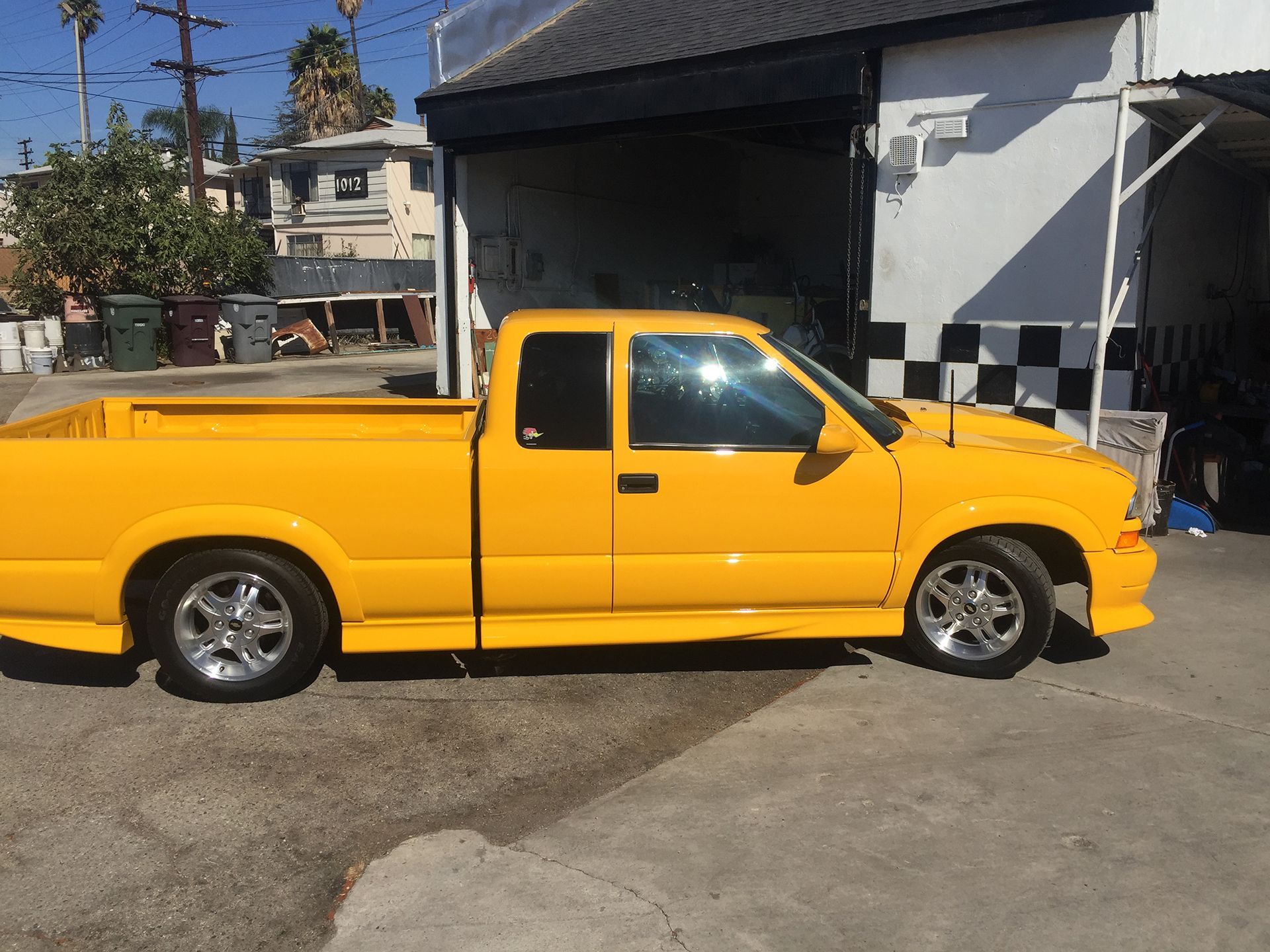Chevrolet yellow pickup