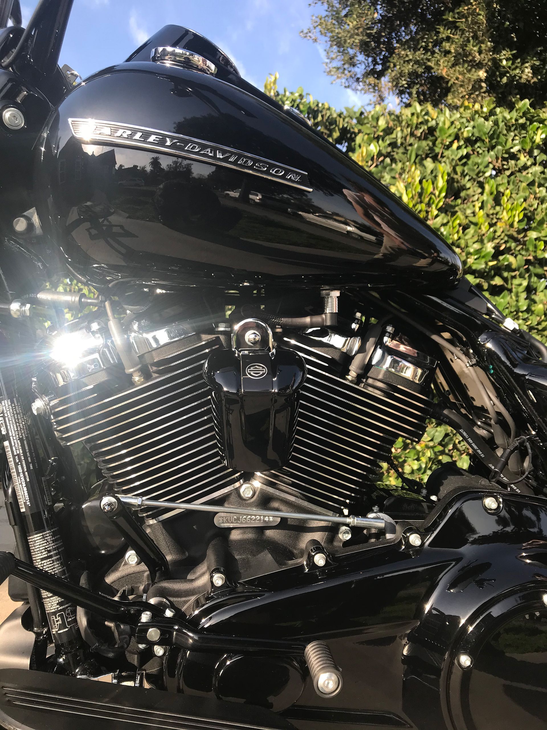 Harley Davidson motorcycle engine