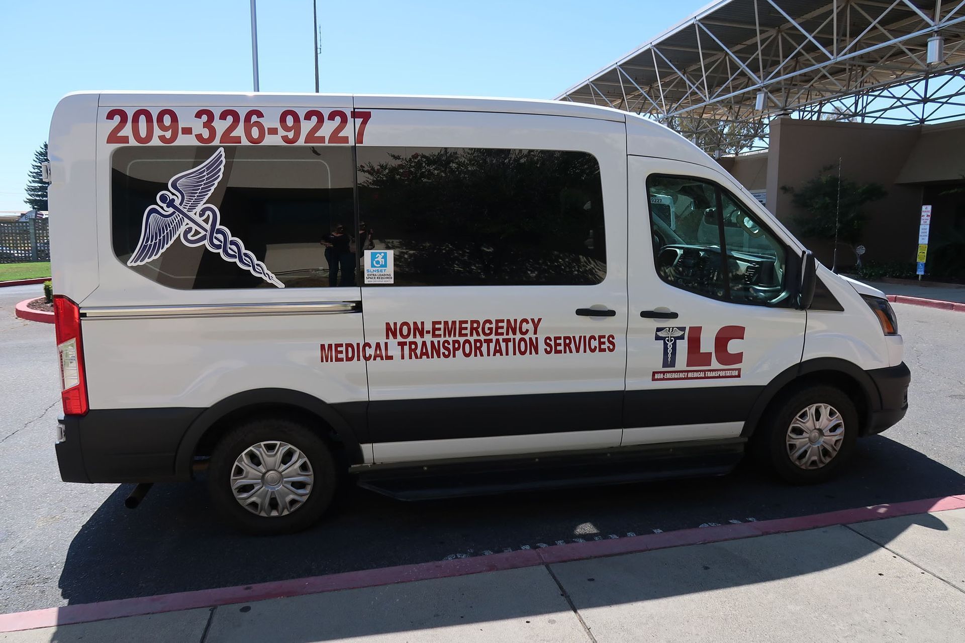 Non-emergency transportation van