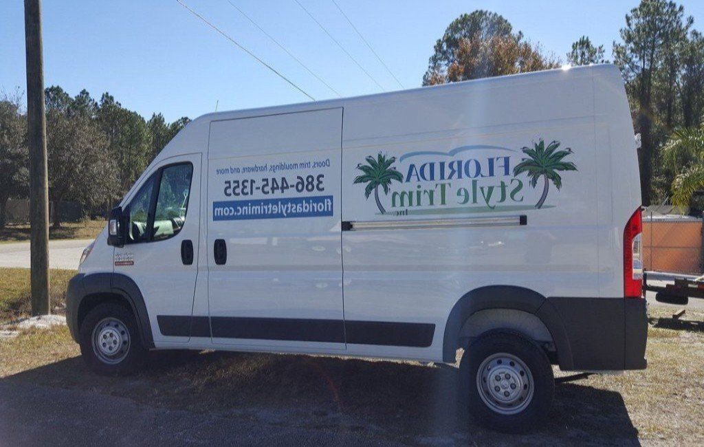 White van with 