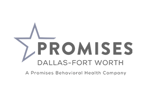 Promises Dallas-Fort Worth logo with a star and text, behavioral health company.