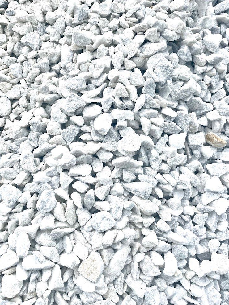 Pile of small, gray gravel rocks.