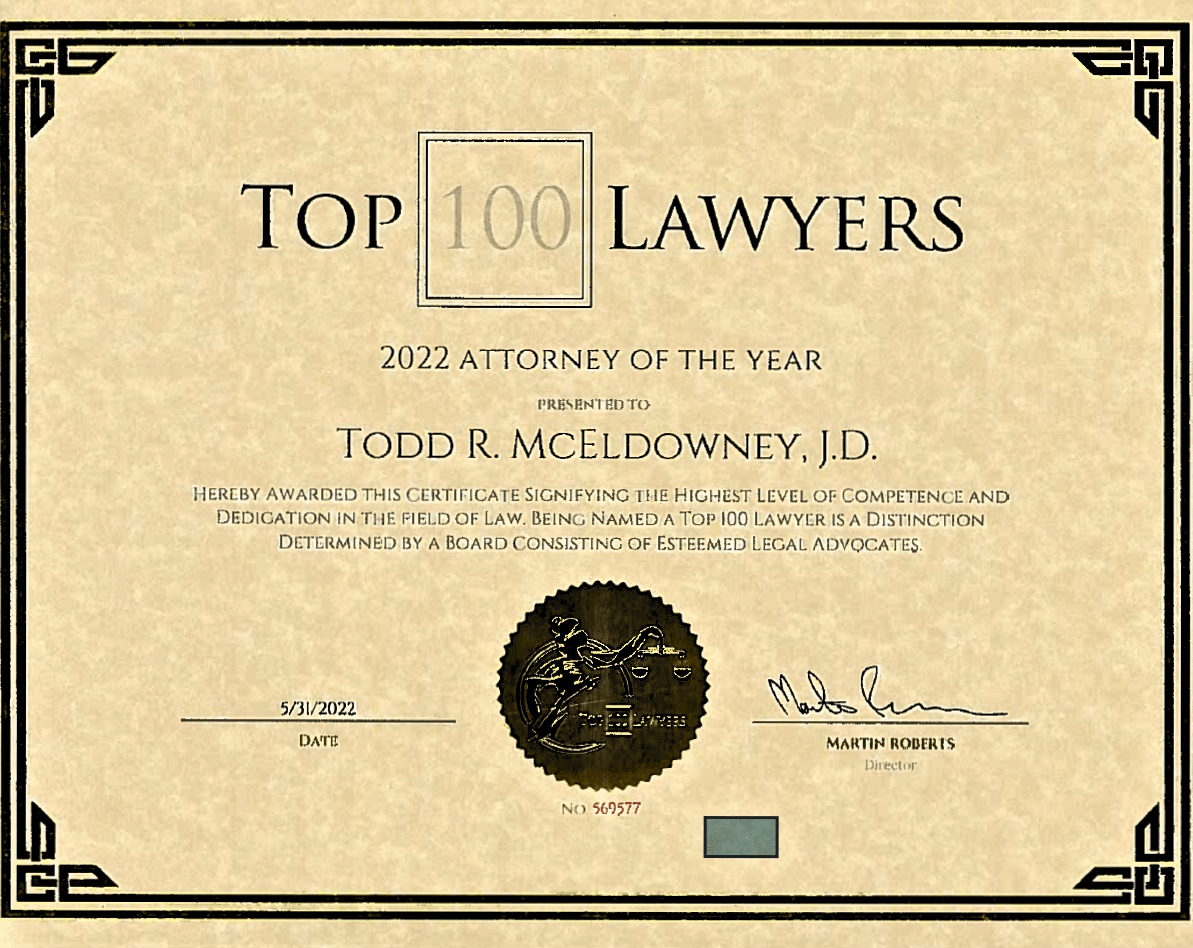Top 100 Lawyers - 2022 Attorney of the Year
