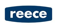 Reece logo in white text on a blue, rounded rectangle.
