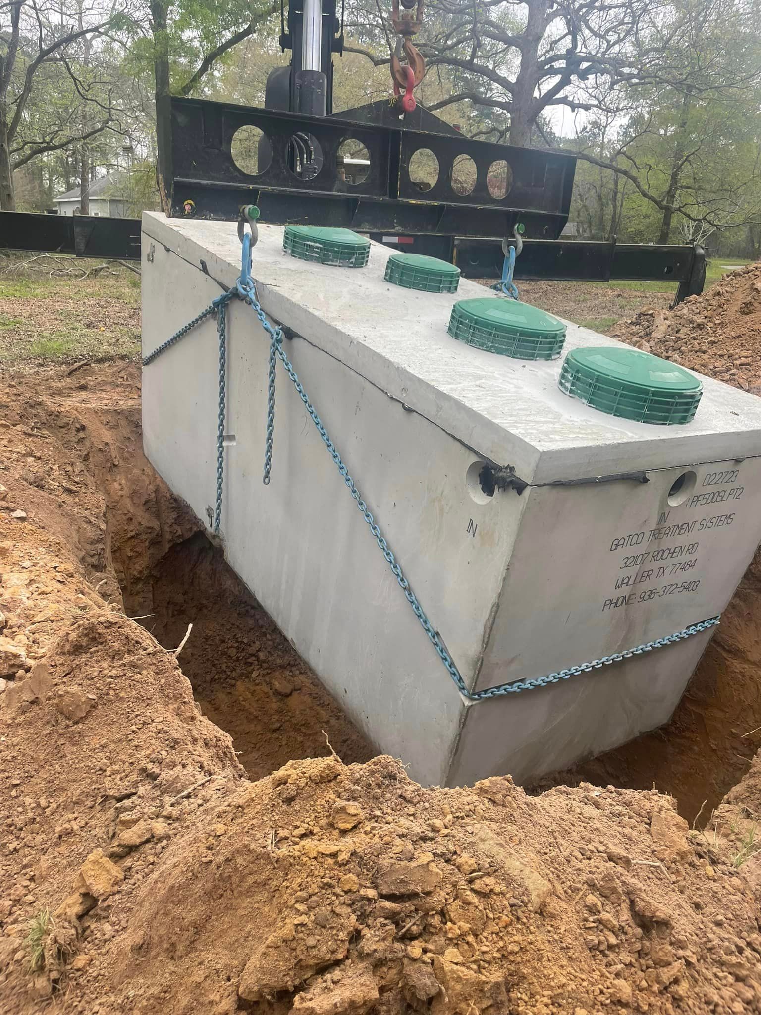 Septic installation