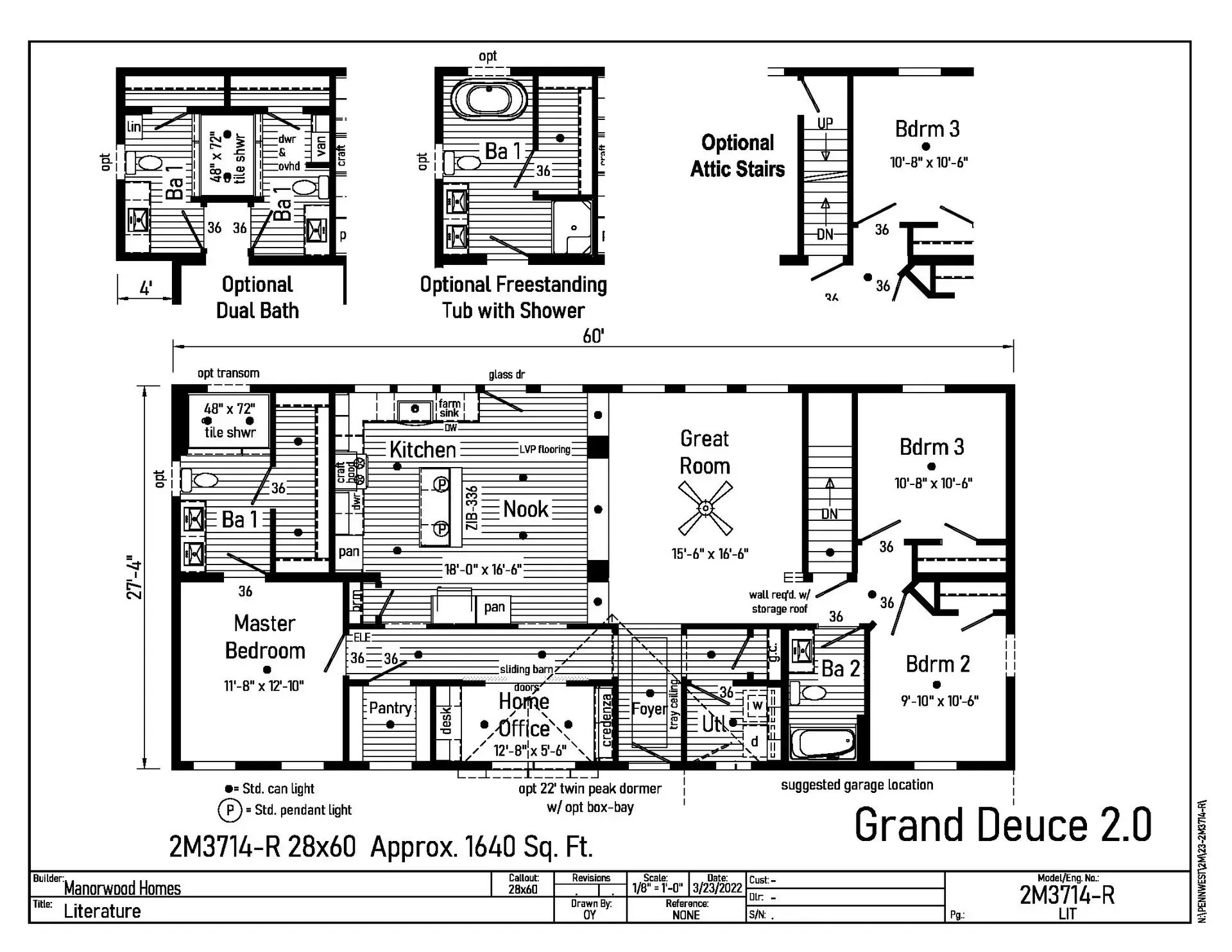 Floor plan of a house with the name