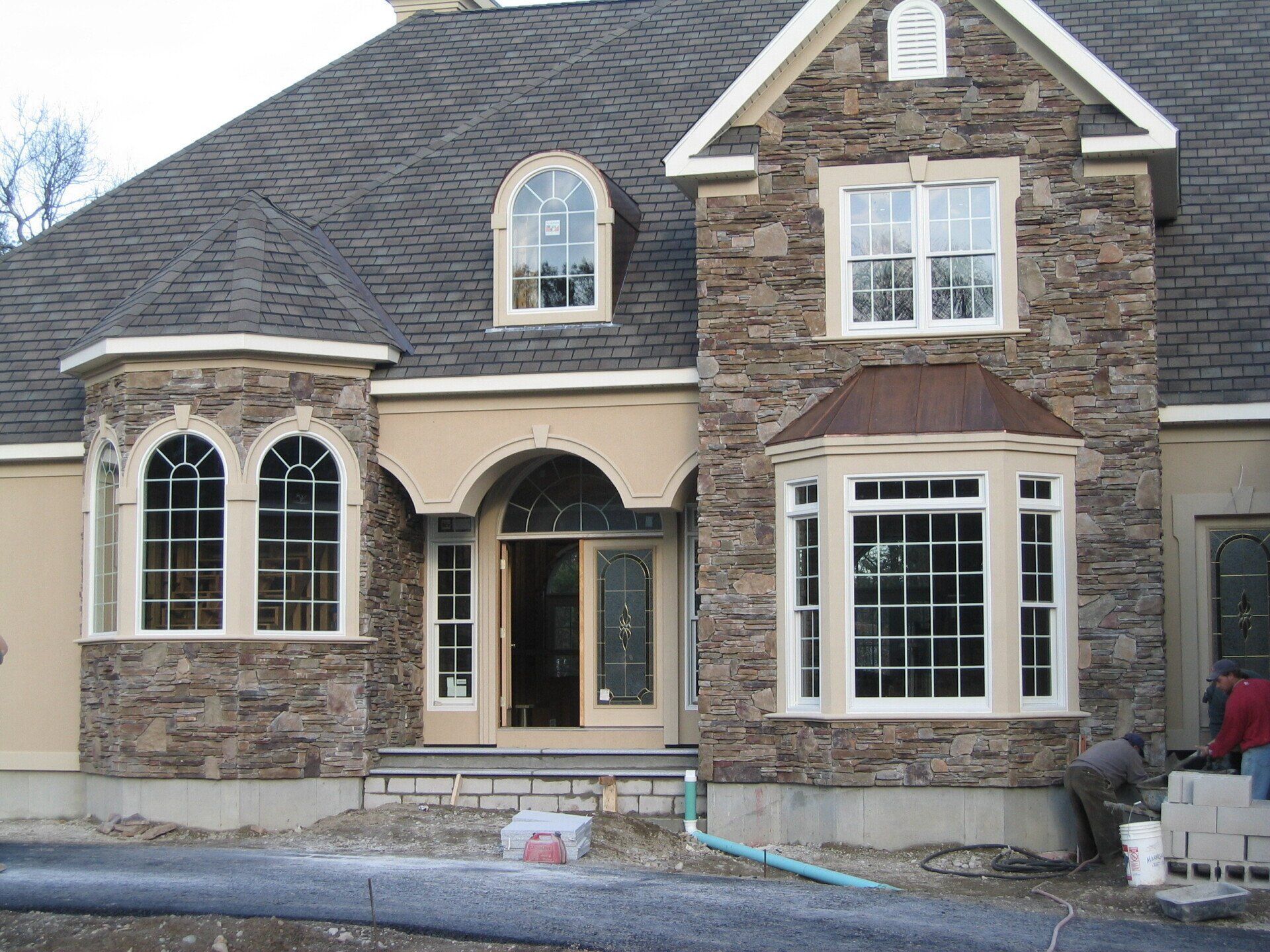 Masonry and concrete works