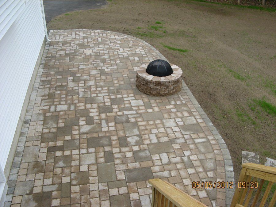 Patio and firepit