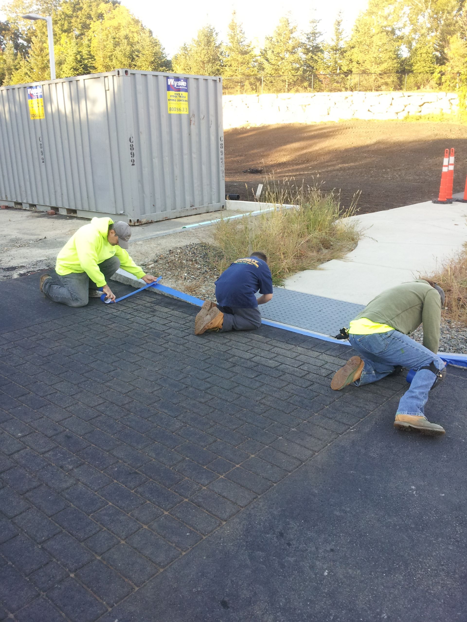 Street print installation