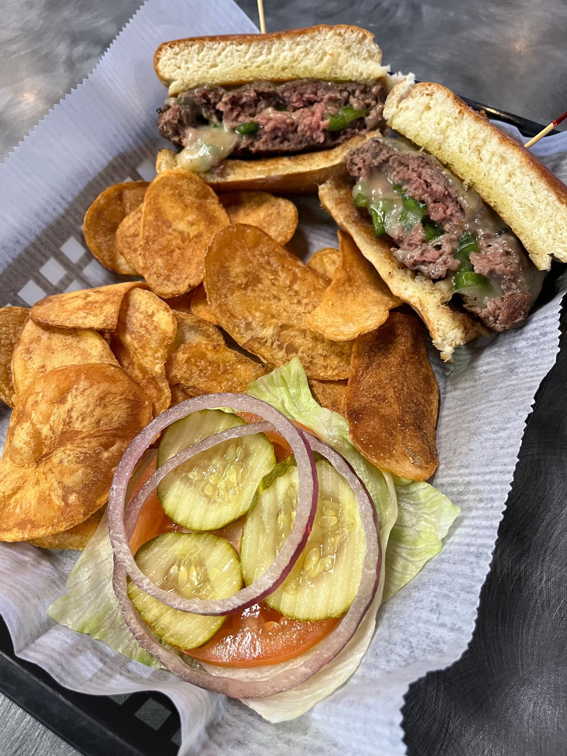 Stuffed Burger