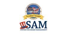 SAM (System for Award Management) logo with