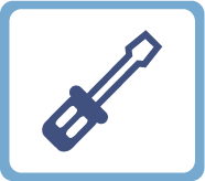 A screwdriver icon