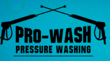 Pro Wash Pressure Washing Logo