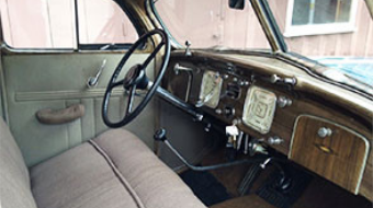 Interior of a car