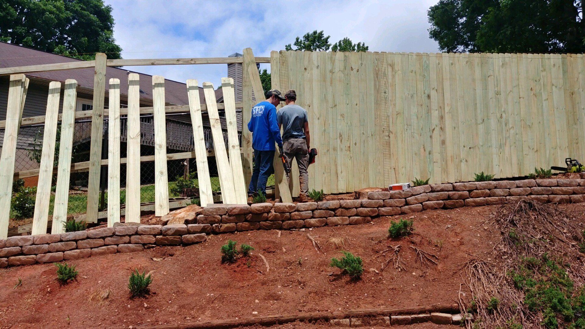 fence installation