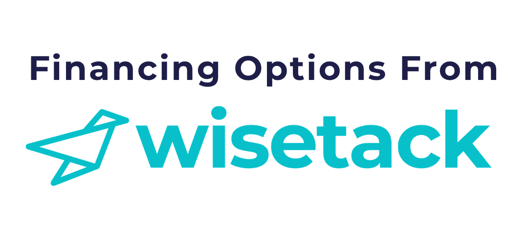 The word wisetack is written in blue and navy on a white background