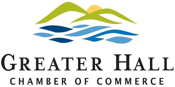 The logo for the greater hali chamber of commerce