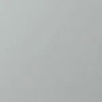 Solid light gray background.