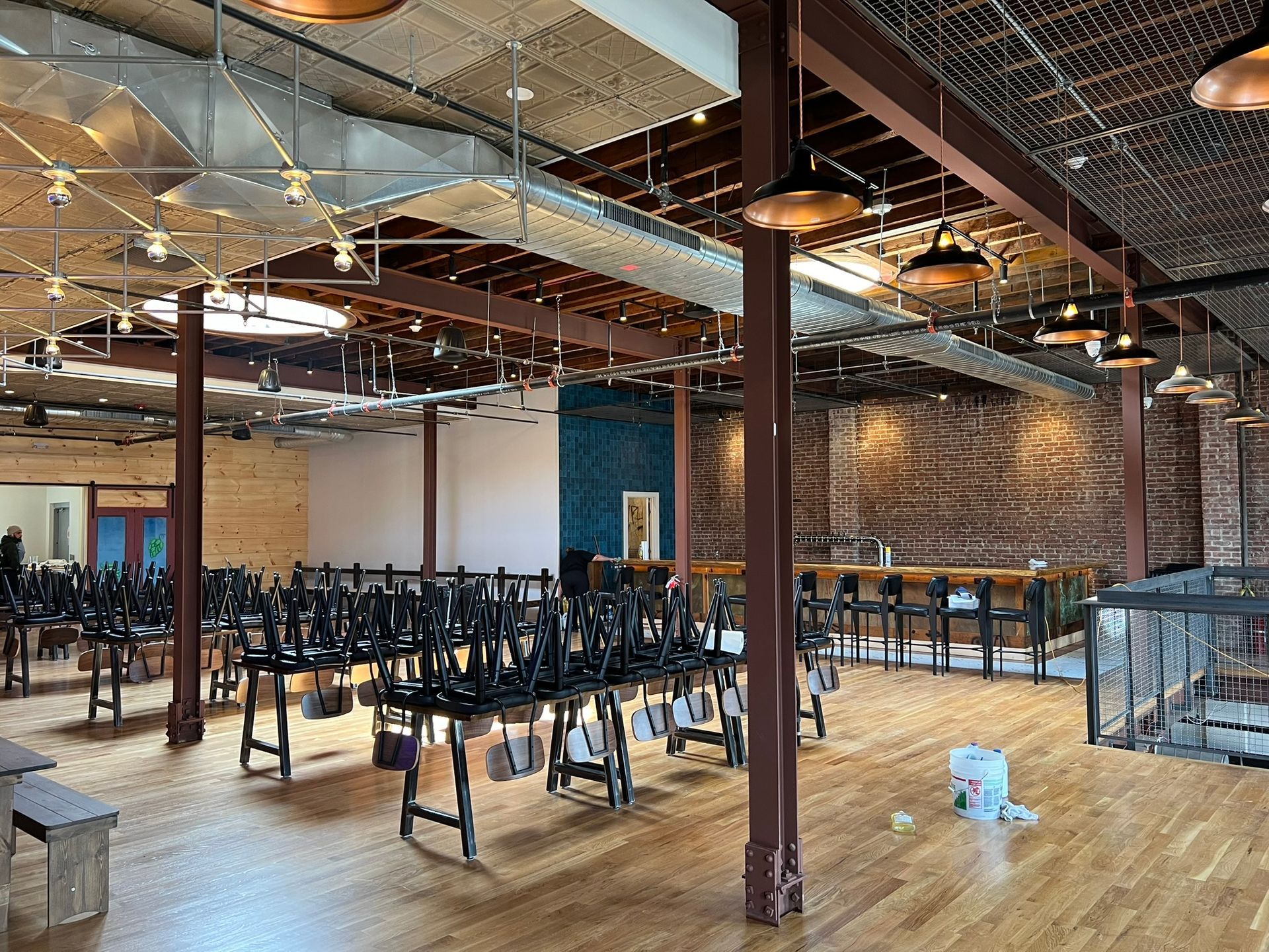 Oval Spiral Duct work at a local brewery