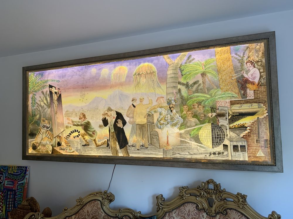 Art by David Normal with LED Lighting