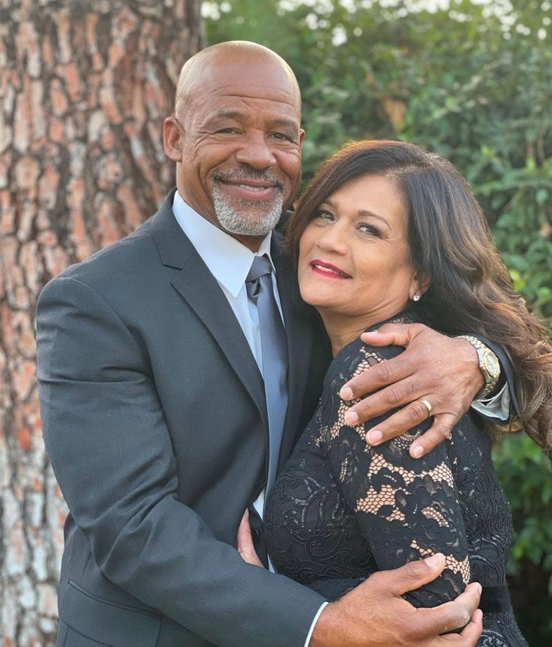 Arnold Fields and wife