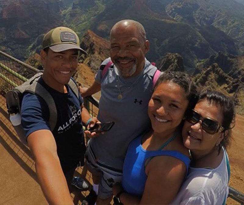 Arnold Fields and family