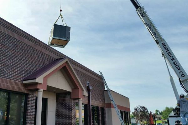 Commercial HVAC installation -2