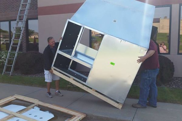 Commercial HVAC installation -3