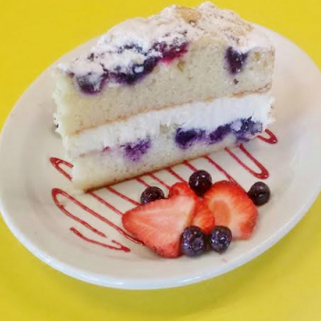 Lemon Berry Mascarpone Cake