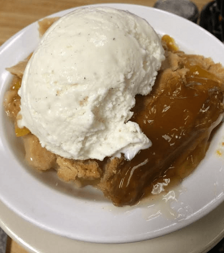Peach cobbler