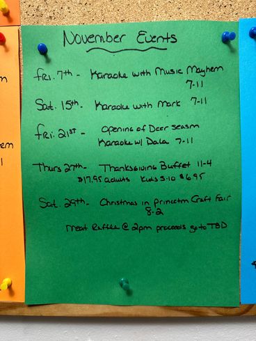 A list of events for June, including Father's Day brunch