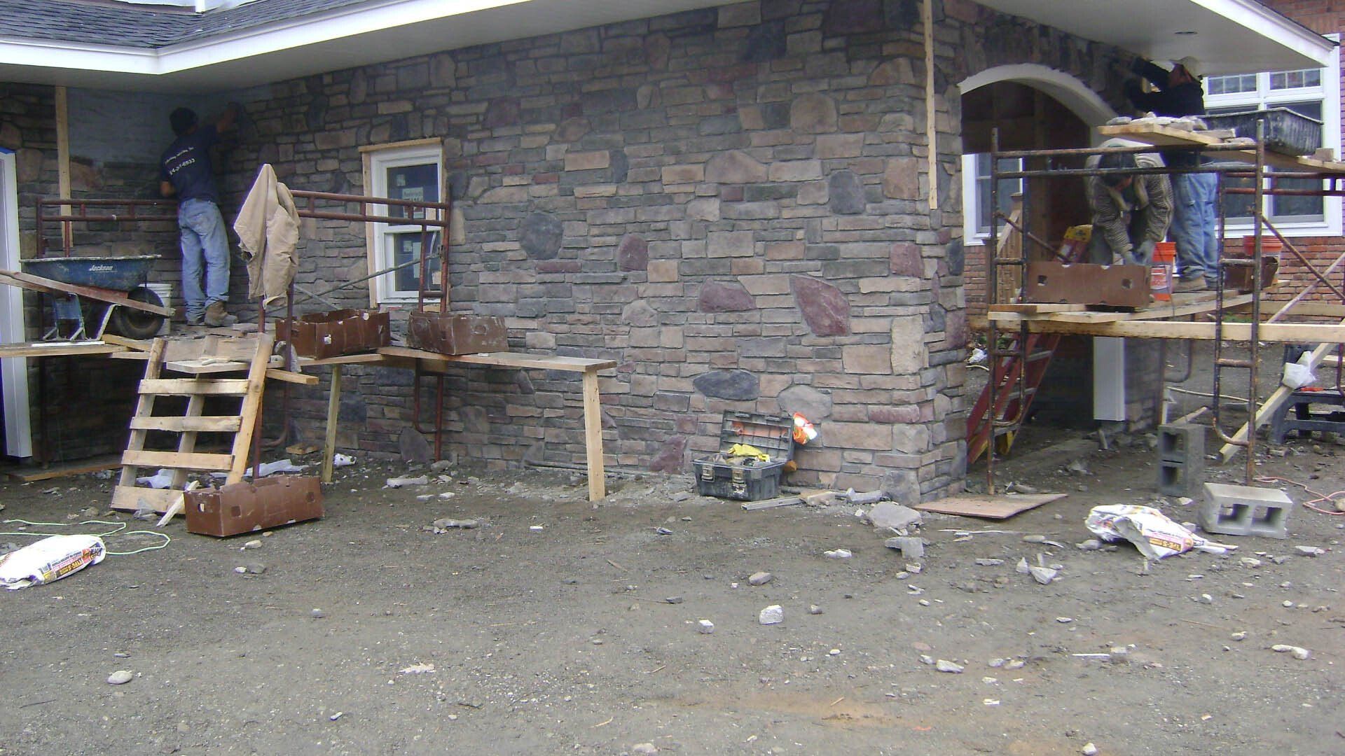 Exterior contracting work