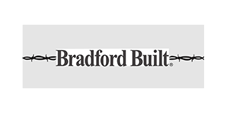 Bradford Built logo in black on a light gray background