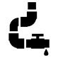 Plumbing pipe icon