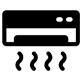 Split type air conditioning icon