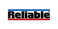 Reliable logo in black text with a red underline on a white background