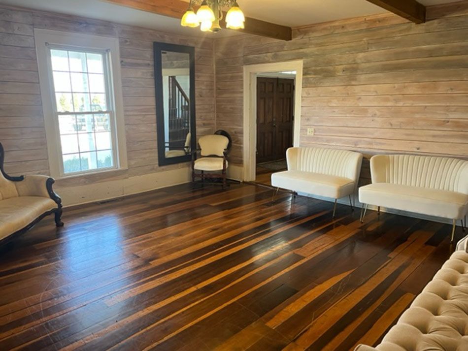 Spacious farm house interior