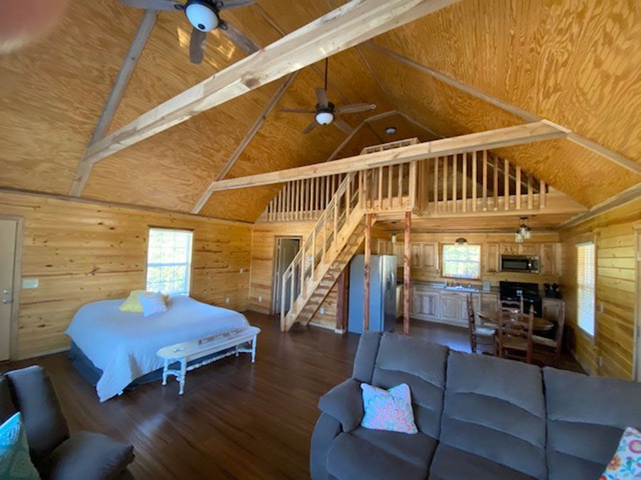 Inside the Honeymoon Cabin