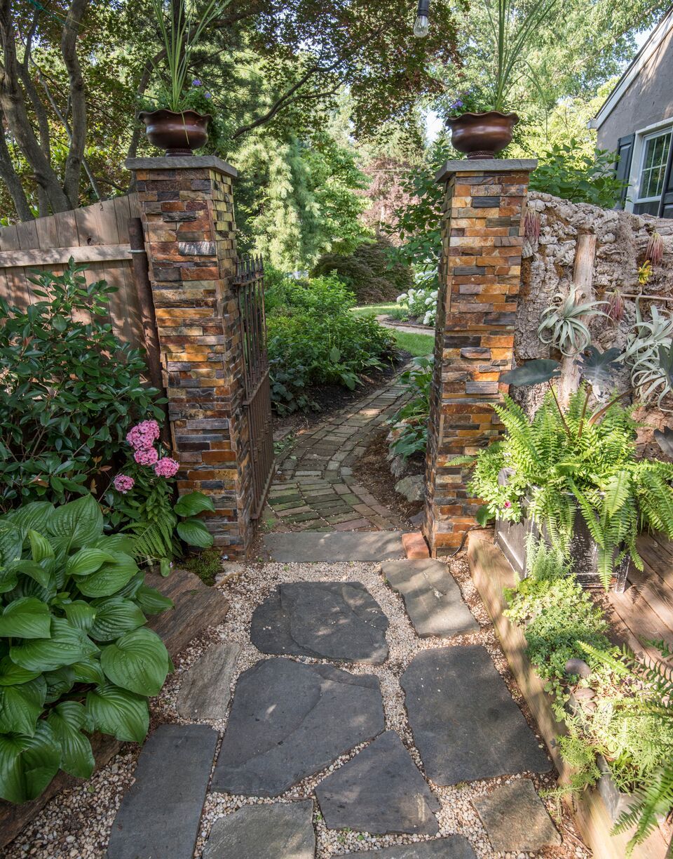 Stone walkway