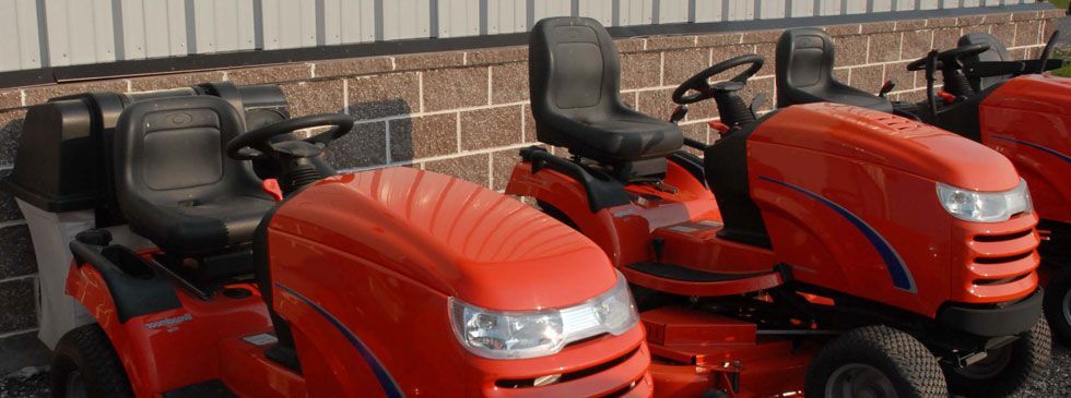 Line of riding lawn mowers