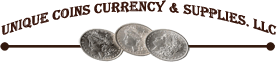Unique Coins Currency & Supplies. LLC | Logo