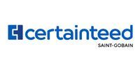 CertainTeed logo in blue text with Saint-Gobain beneath it on a white background