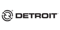The Detroit logo, consisting of a circular icon with interlocking arrows next to the word