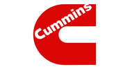 The red Cummins logo, featuring the company name in white text inside a stylized letter