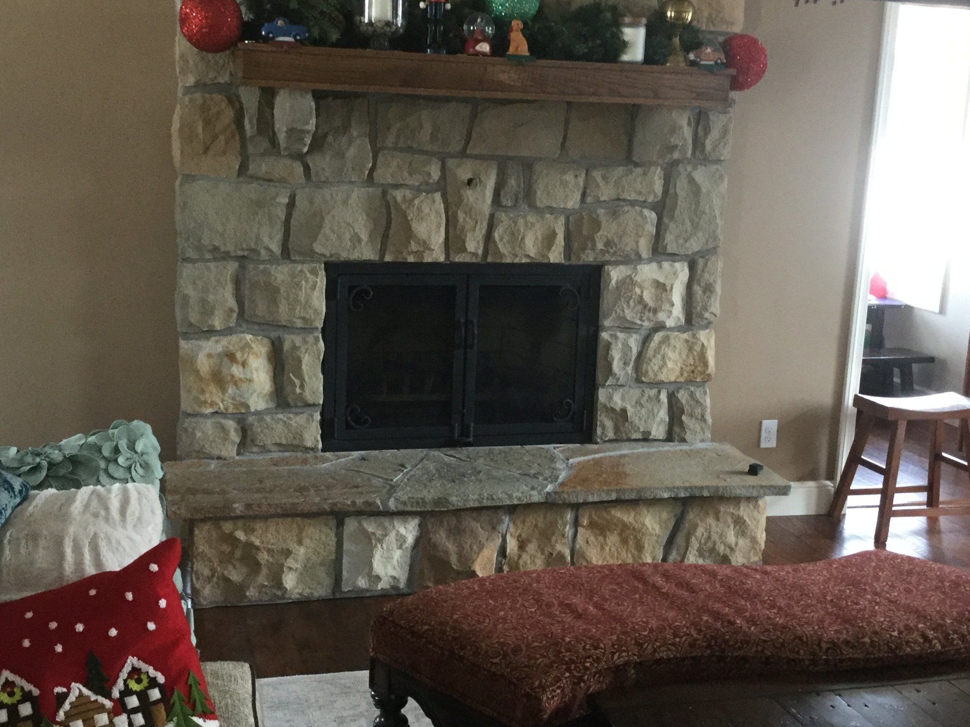 Fireplace After