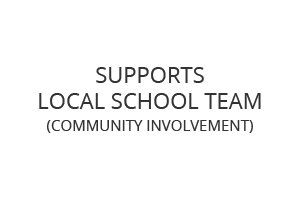 Supports local school team (community involvement)