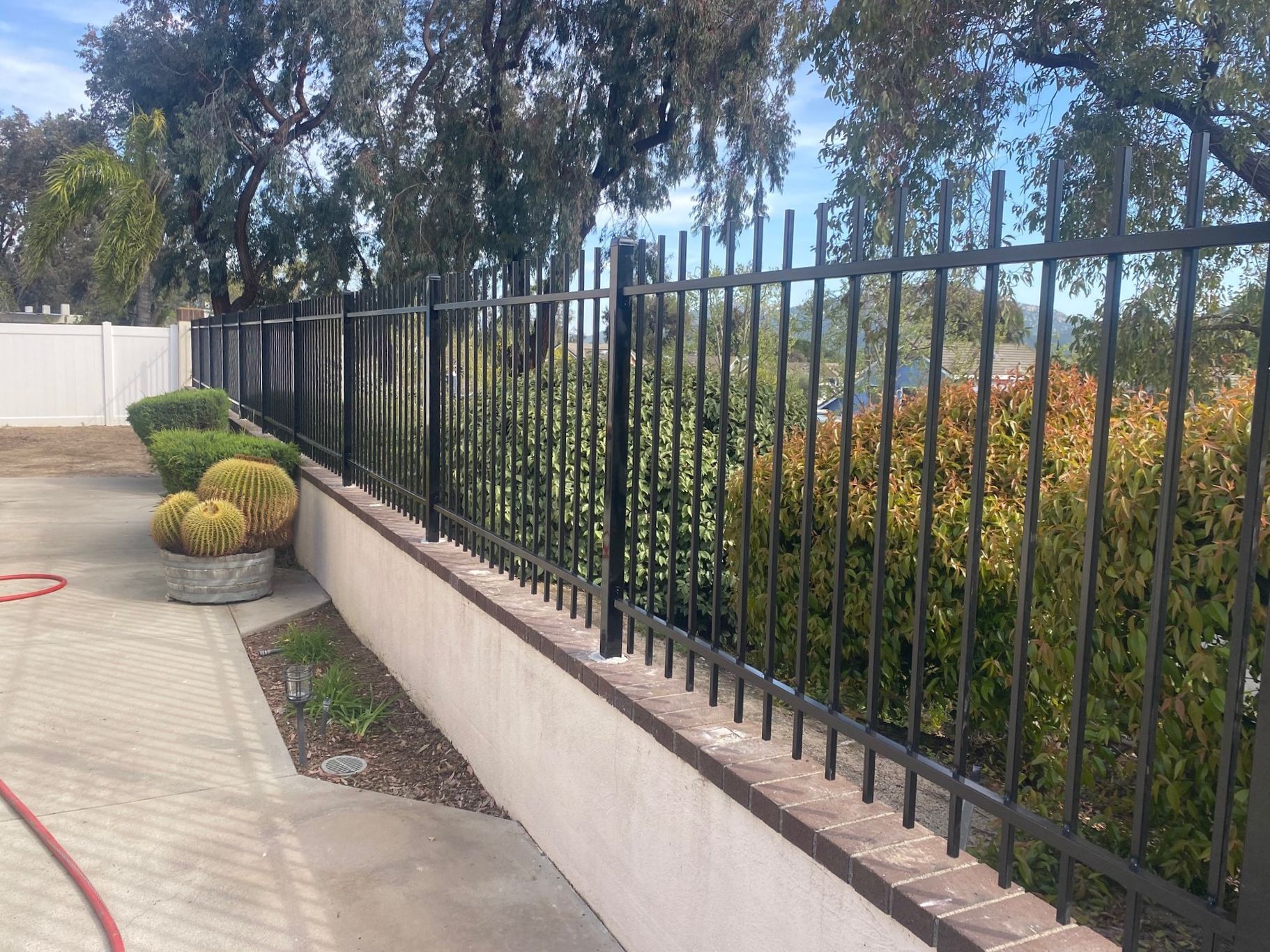 Iron fencing